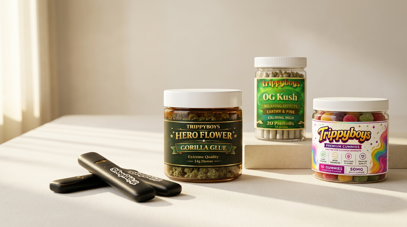 Trippyboys — Premium Flower, Pre-Rolls, Gummies & Vapes